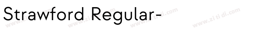 Strawford Regular字体转换 Strawford Regular字体转换